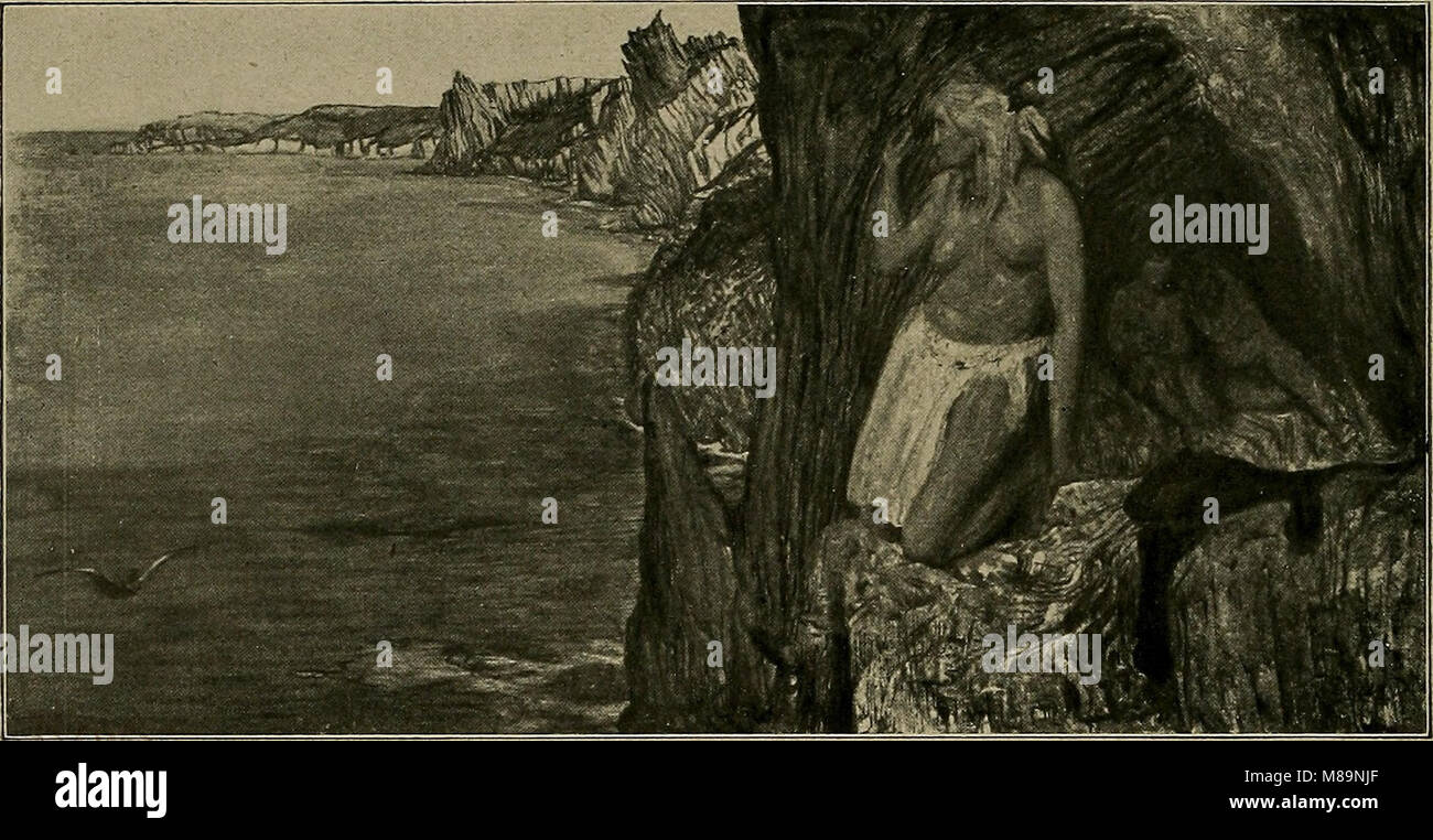 Fritz Erler - Bucht von Morgat, 1893 Stockfoto