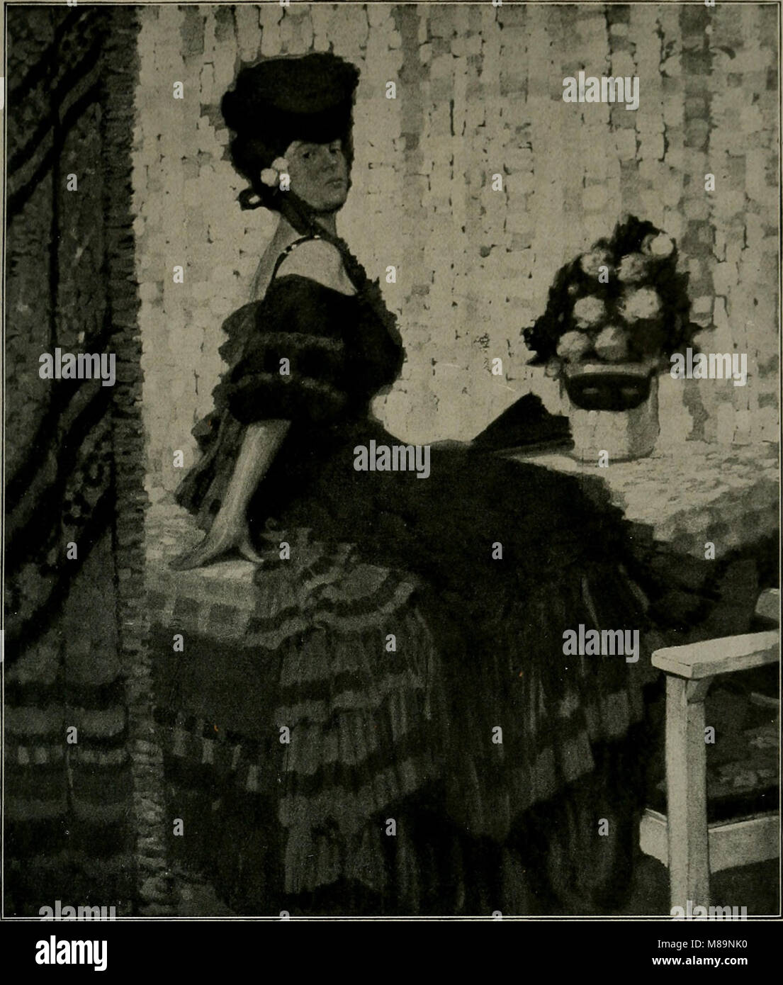 Fritz Erler - Domino, 1907 Stockfoto