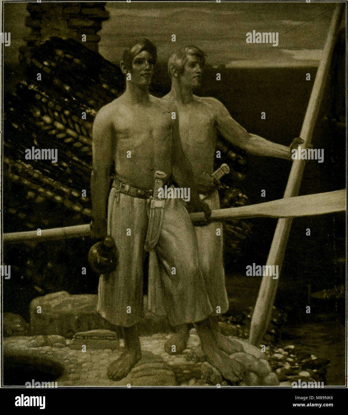 Fritz Erler - Fremdlinge, 1905 Stockfoto