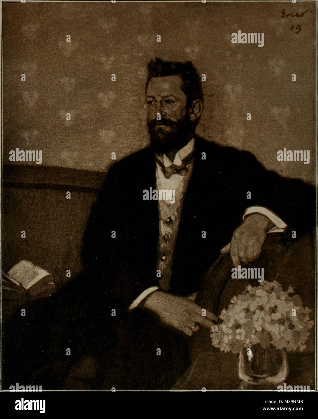 Die vorliegende Arbeit von 1909 beschreibt die wissenschaftlichen Beiträge von Professor Dr. Karl Mayr, insbesondere auf dem Gebiet der Zoologie, mit Schwerpunkt auf seinen Studien zum Tierverhalten und zur Taxonomie. Stockfoto