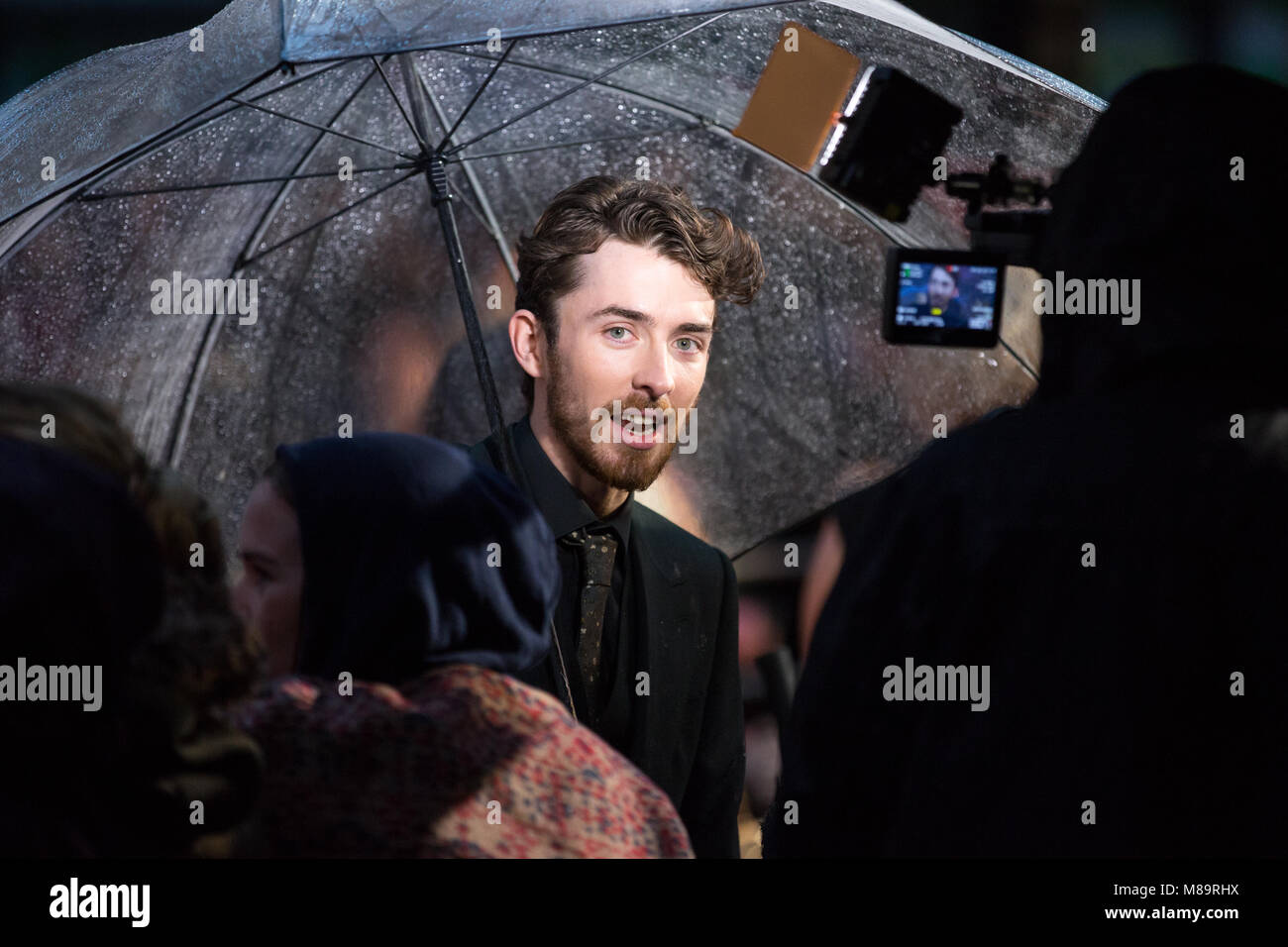 London, UK, 8. Oktober 2014, Matthew Bart, "die Nachahmung Spiel 'Opening Night Gala der BFI London Film Festival. Mariusz Goslicki/Alamy Stockfoto