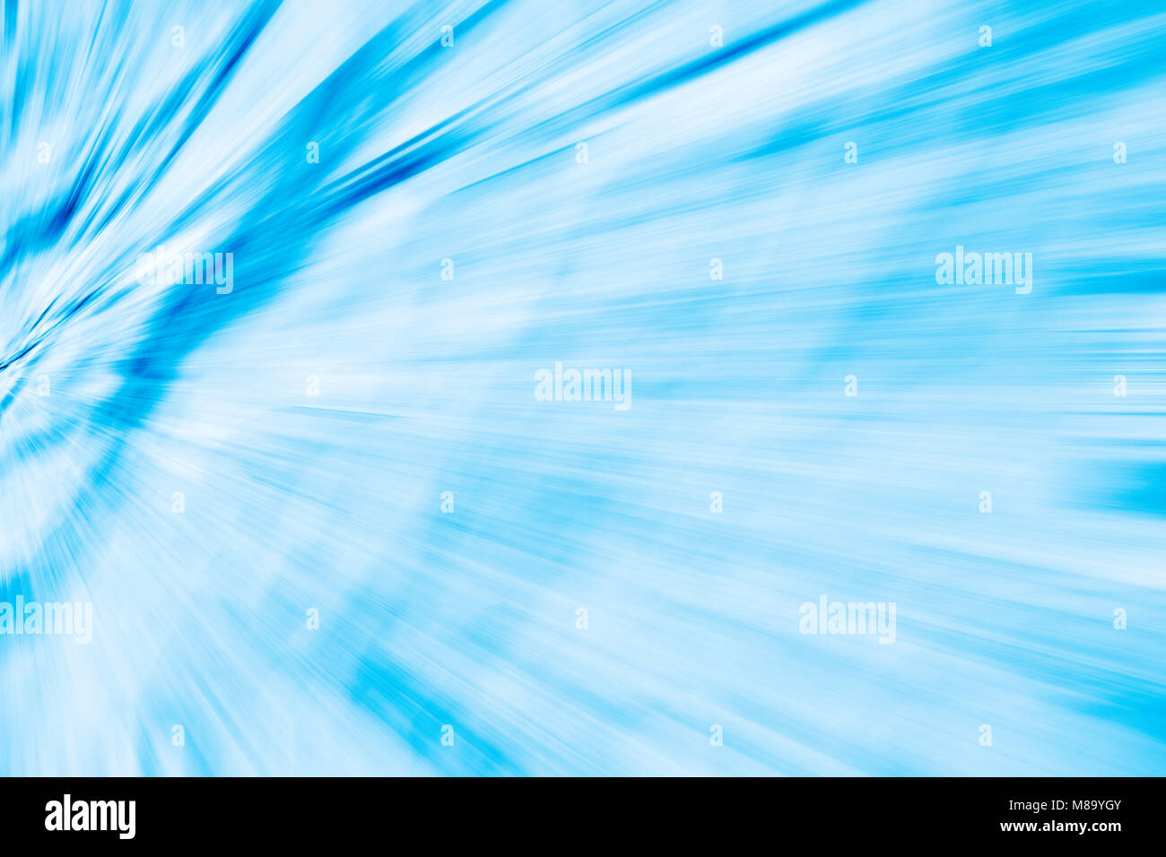 Bewegung verwischt Blau abstrakt Hintergrund oder Tapeten. Stockfoto