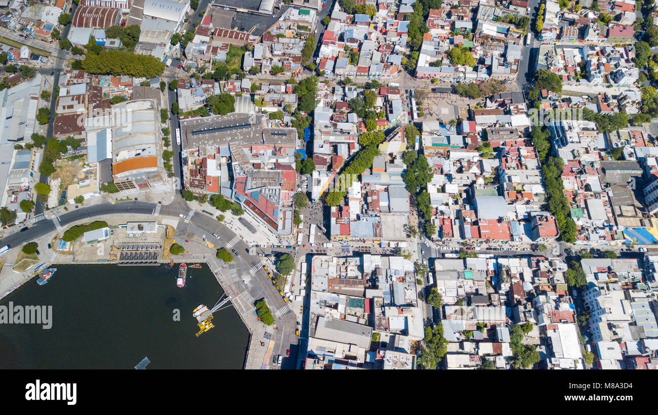 La Boca Caminito - Barrio de La Boca, Buenos Aires, Argentinien Stockfoto