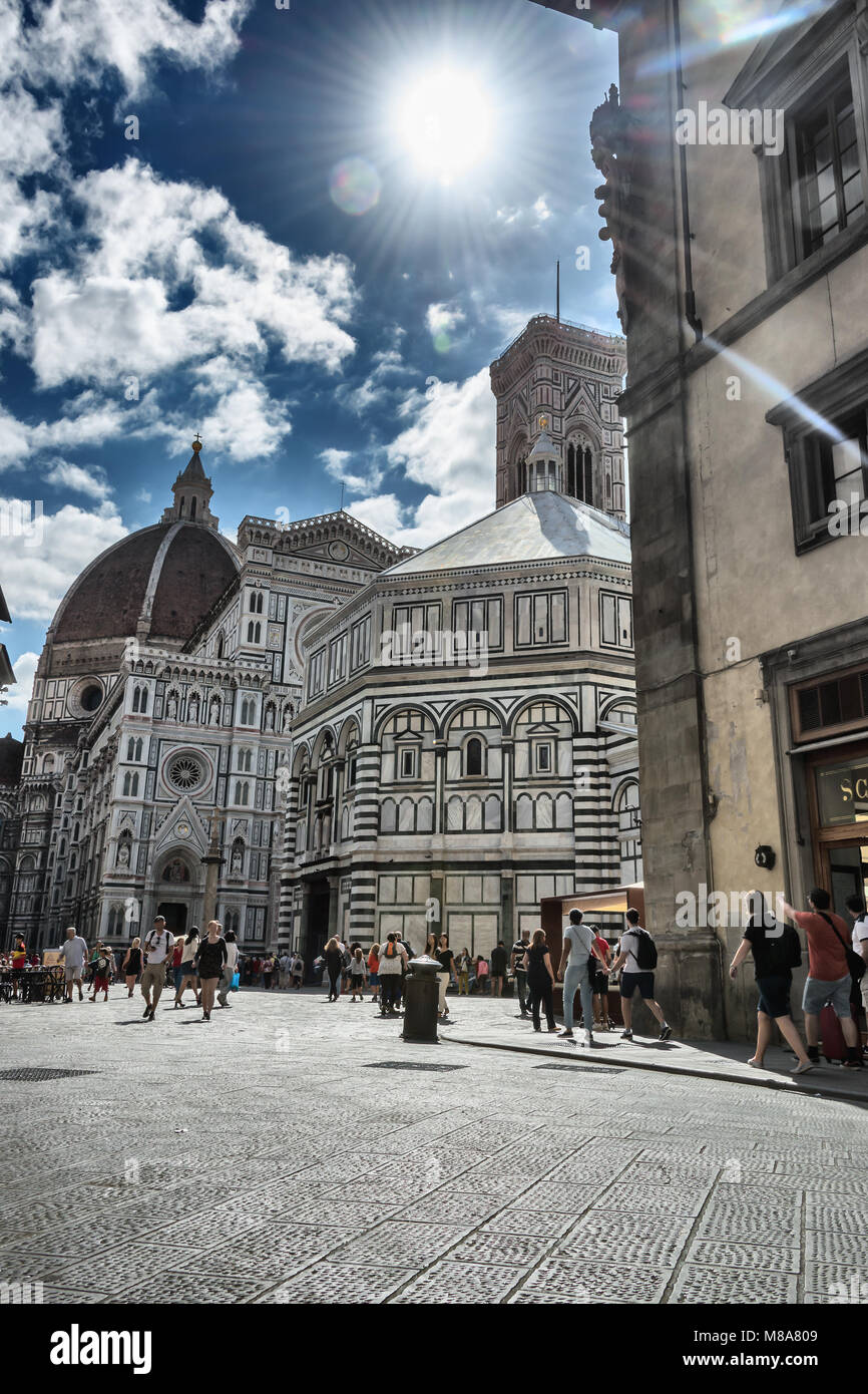 Kathedrale Santa Maria del Fiore, Florenz Stockfoto