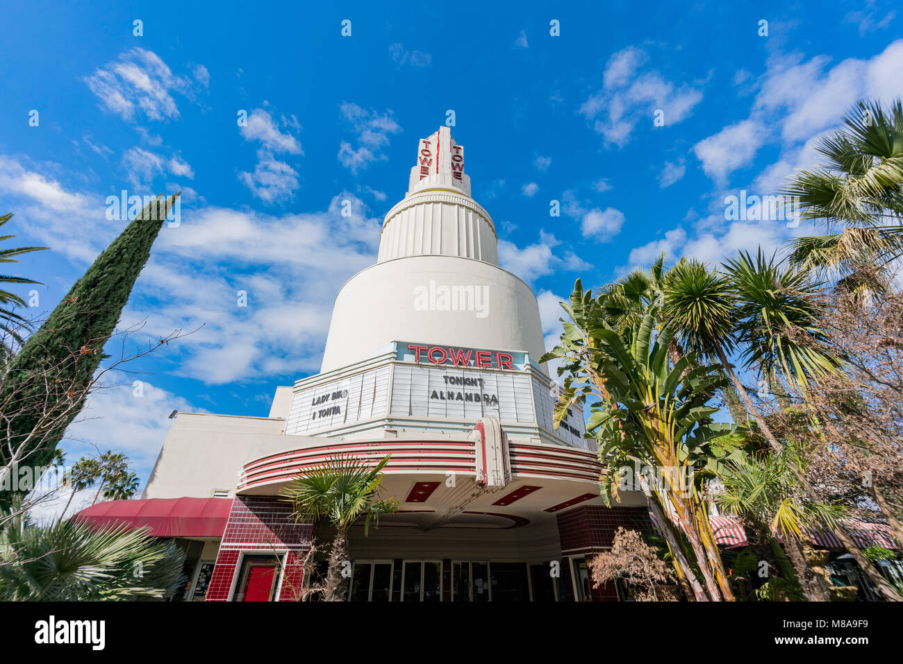 Sacramento, FEB 22: die berühmte Tower Theater am 22.Februar, 2018 in Sacramento, Kalifornien Stockfoto