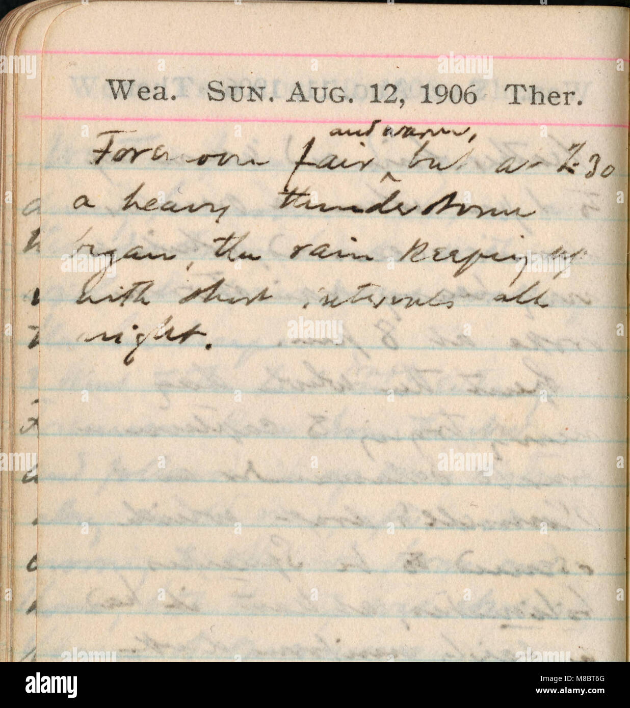 Tagebuch, 16. Juli - 30. August 1906 während in Virginia und West Virginia sammeln (1906) (20708272269) Stockfoto