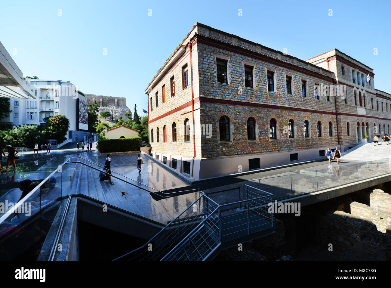 Das Museum des Zentrums für die Akropolis Studien Stockfoto