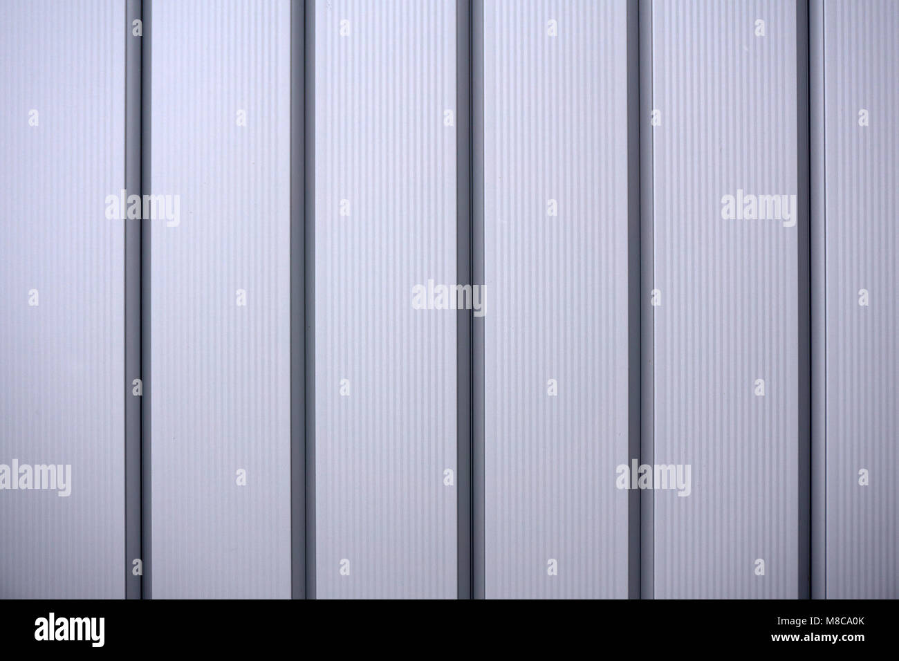 Bild silber metal Stil Textur und Muster der gestreifte, Aluminium Stockfoto