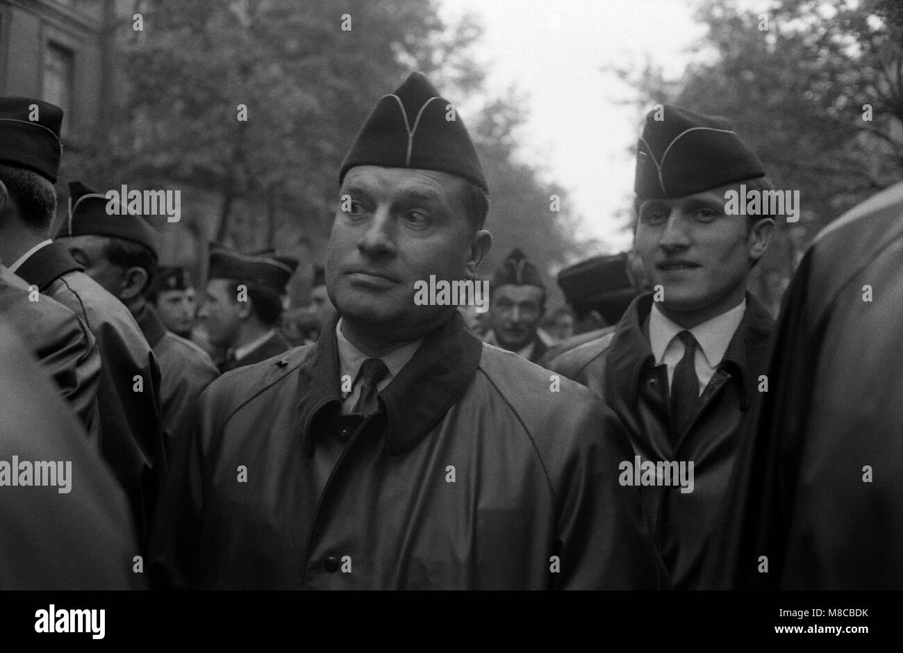 Philippe Gras/Le Pictorium - Mai 1968 - 1968 - Frankreich/Ile-de-France (Region) / Paris - Policiers en Attente Stockfoto