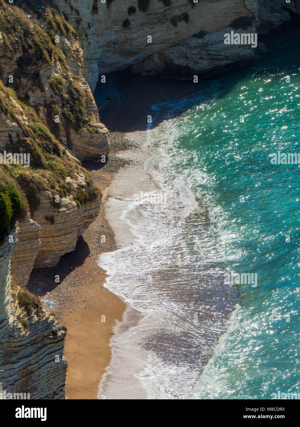 Raouche, Pigeons' Rock. In Beirut, Libanon Stockfoto