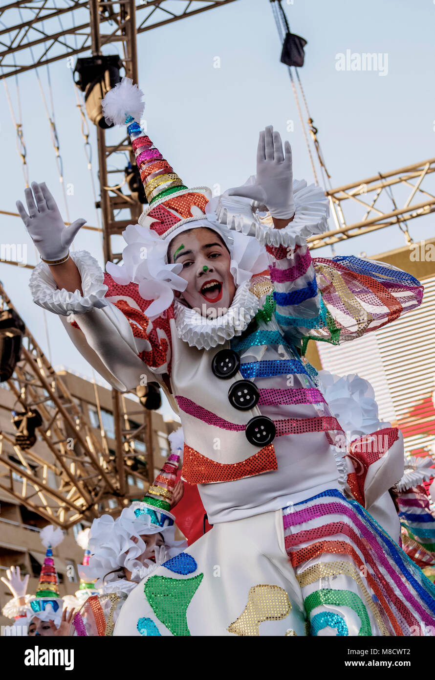 Karneval in Santa Cruz de Tenerife, Teneriffa, Kanarische Inseln, Spanien Stockfoto