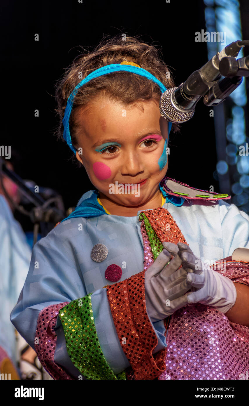 Karneval in Santa Cruz de Tenerife, Teneriffa, Kanarische Inseln, Spanien Stockfoto