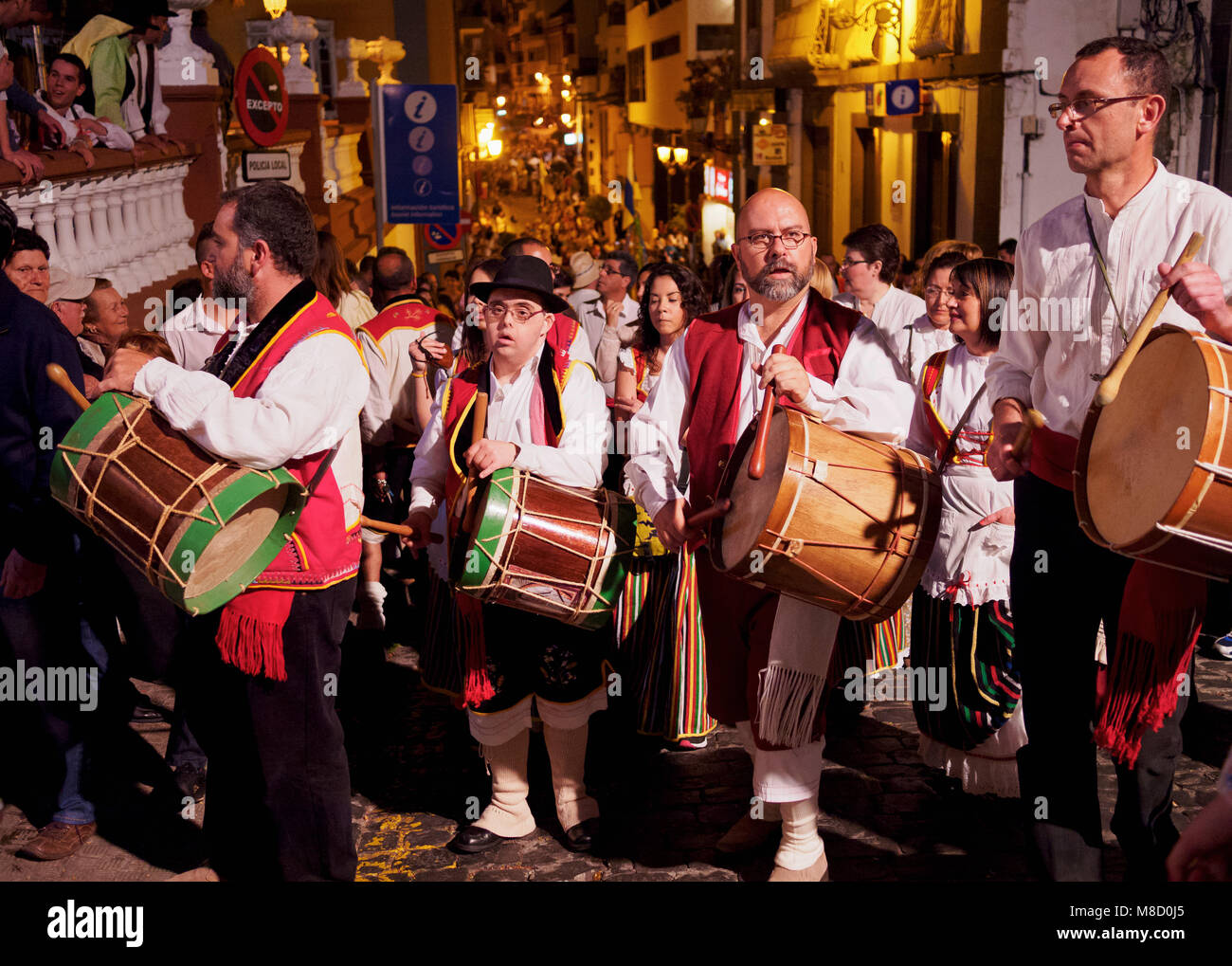 Baile de Magos, traditionelle Straßenfest, Icod de los Vinos, Teneriffa, Kanarische Inseln, Spanien Stockfoto