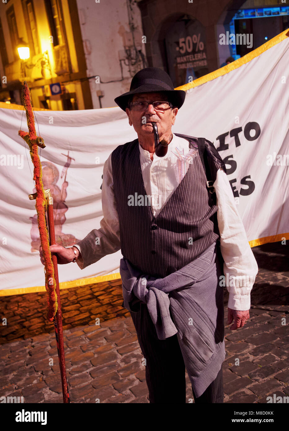 Baile de Magos, traditionelle Straßenfest, Icod de los Vinos, Teneriffa, Kanarische Inseln, Spanien Stockfoto