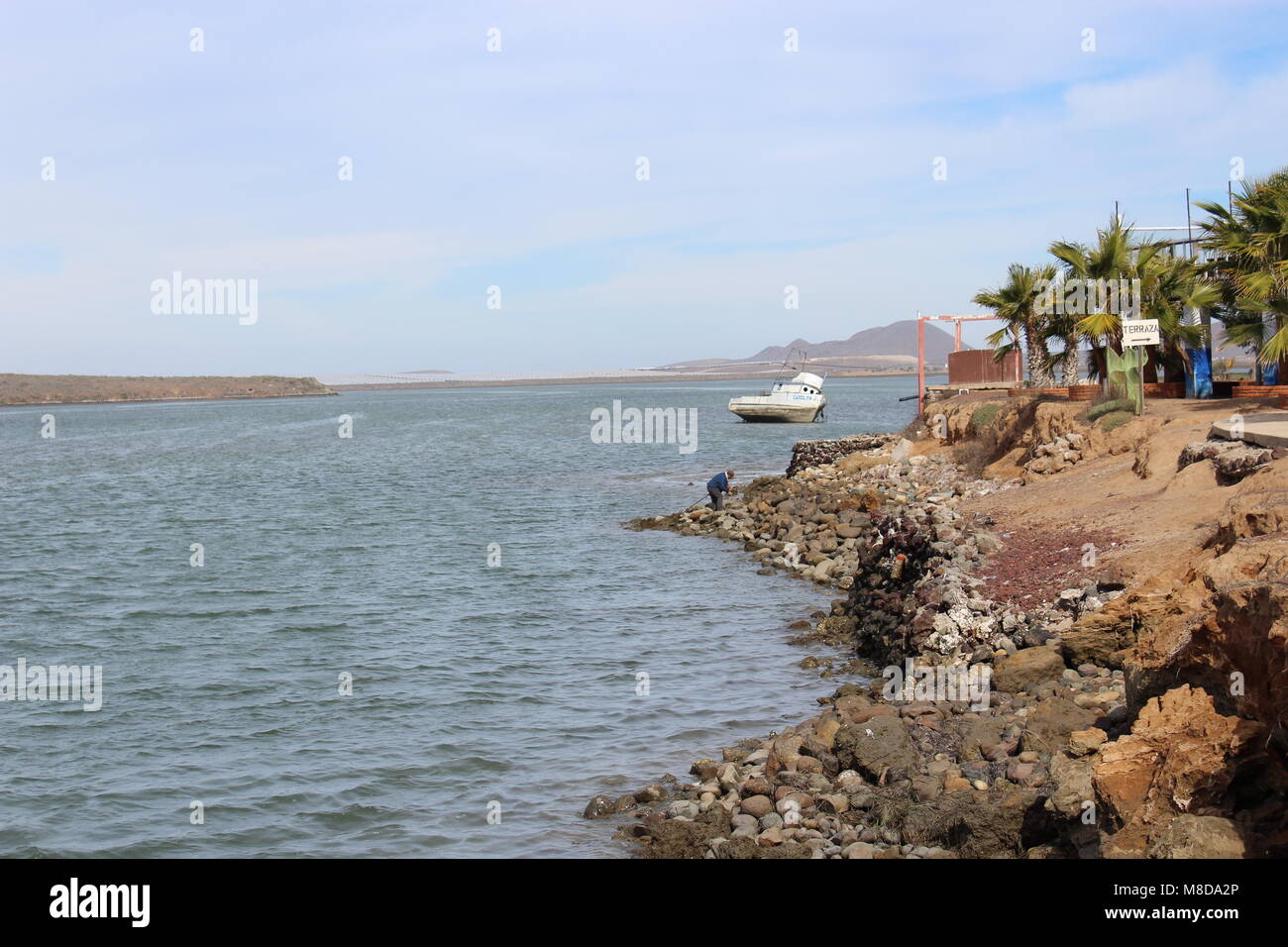 El Molino Viejo San Quintin Baja California Stockfoto