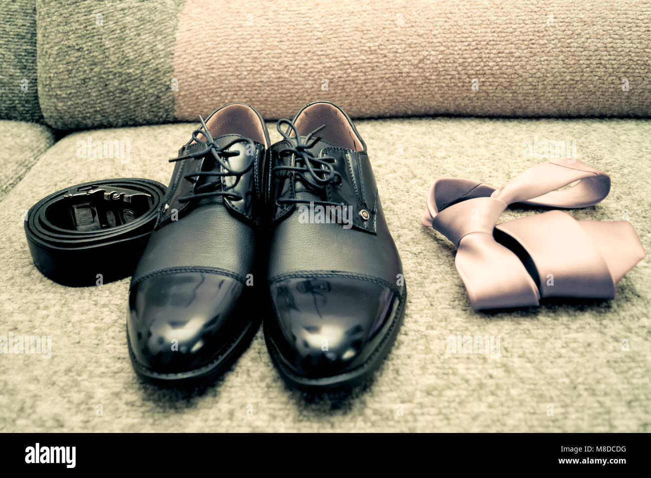 Hochzeit, Schuhe, Accessoires, Ring, Rose, Schuhe, zwei Stockfoto