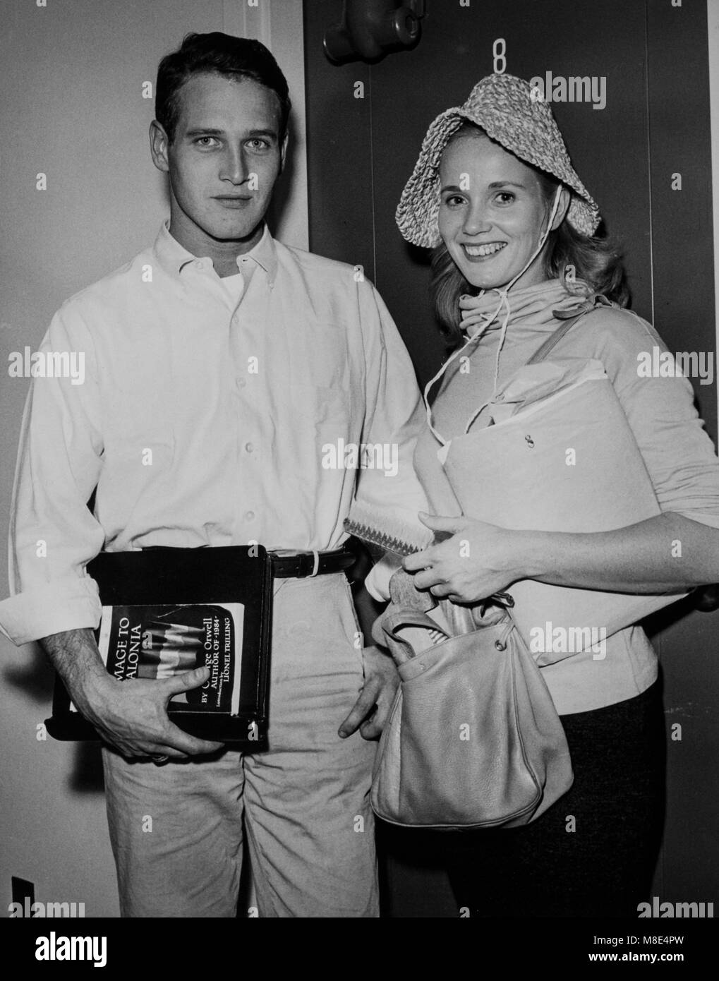 Paul Newman und Eva Marie Saint an der''TV Unsere Stadt ' ' Besondere 1955. Stockfoto