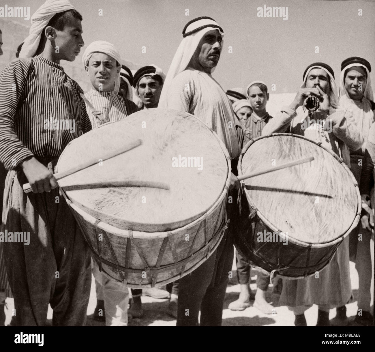 1943 Syrien - feiert das Festival der Eid an Bobline Stockfoto