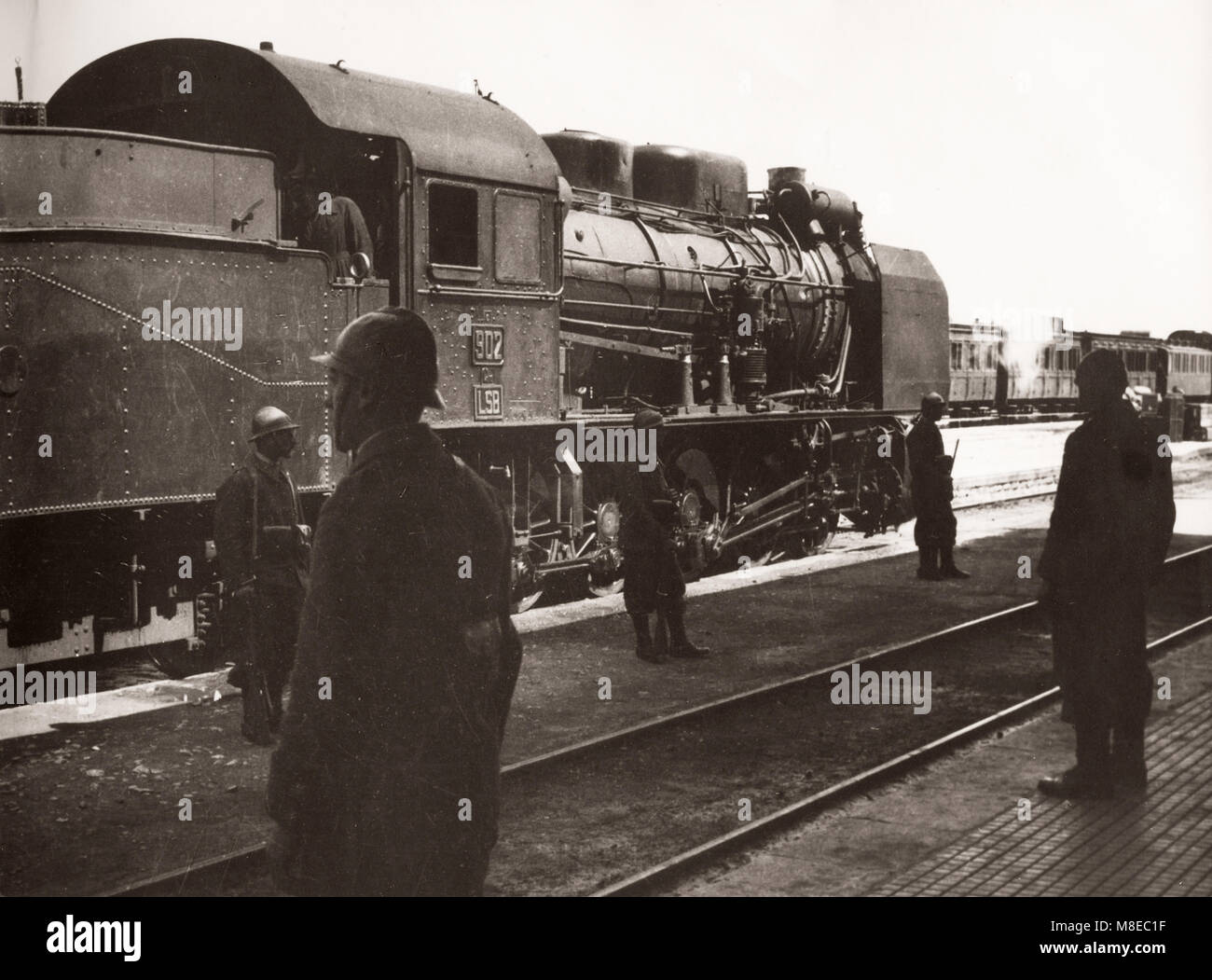 1940 Syriens - das Taurus Express Zug, der Europäischen Flüchtlinge über die Grenze nach Syrien Türkei gebracht während des Zweiten Weltkrieges Stockfoto