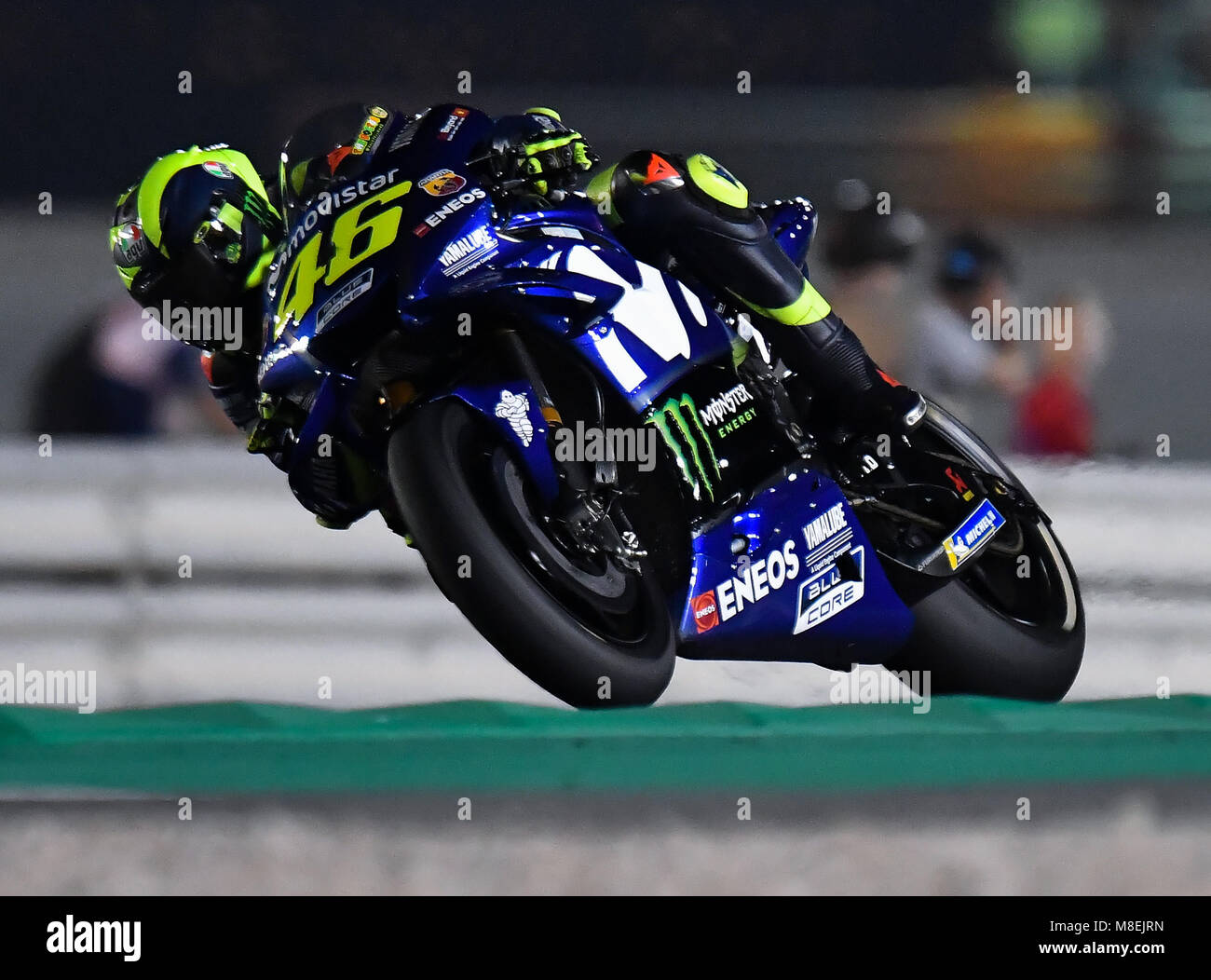 Doha Katar 16 Mär 2018 Italienische Motogp Fahrer