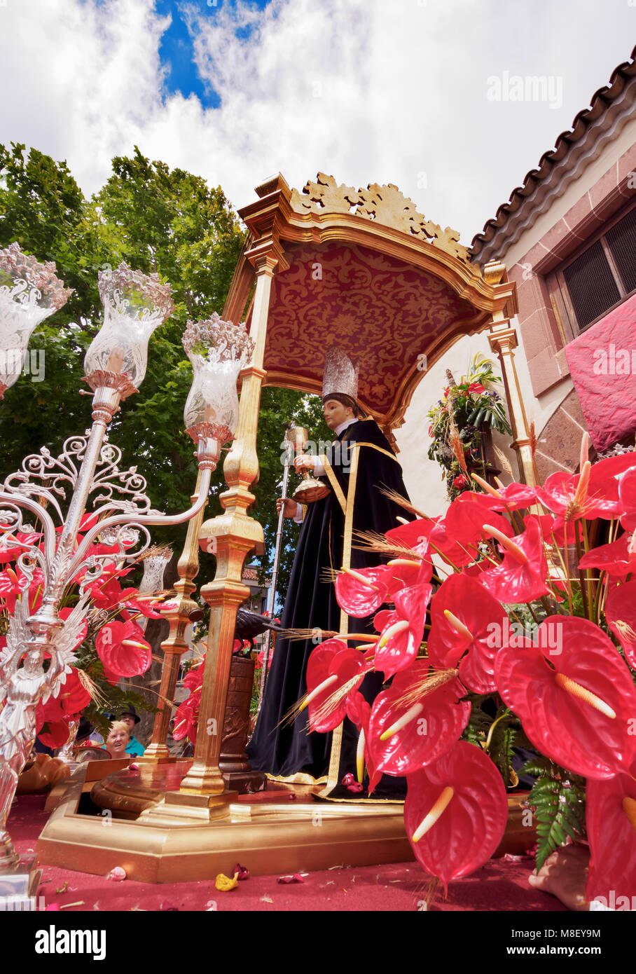 Romeria de San Benito de Abad, traditionelle Straßenfest, San Cristobal de La Laguna, Teneriffa, Kanarische Inseln, Spanien Stockfoto