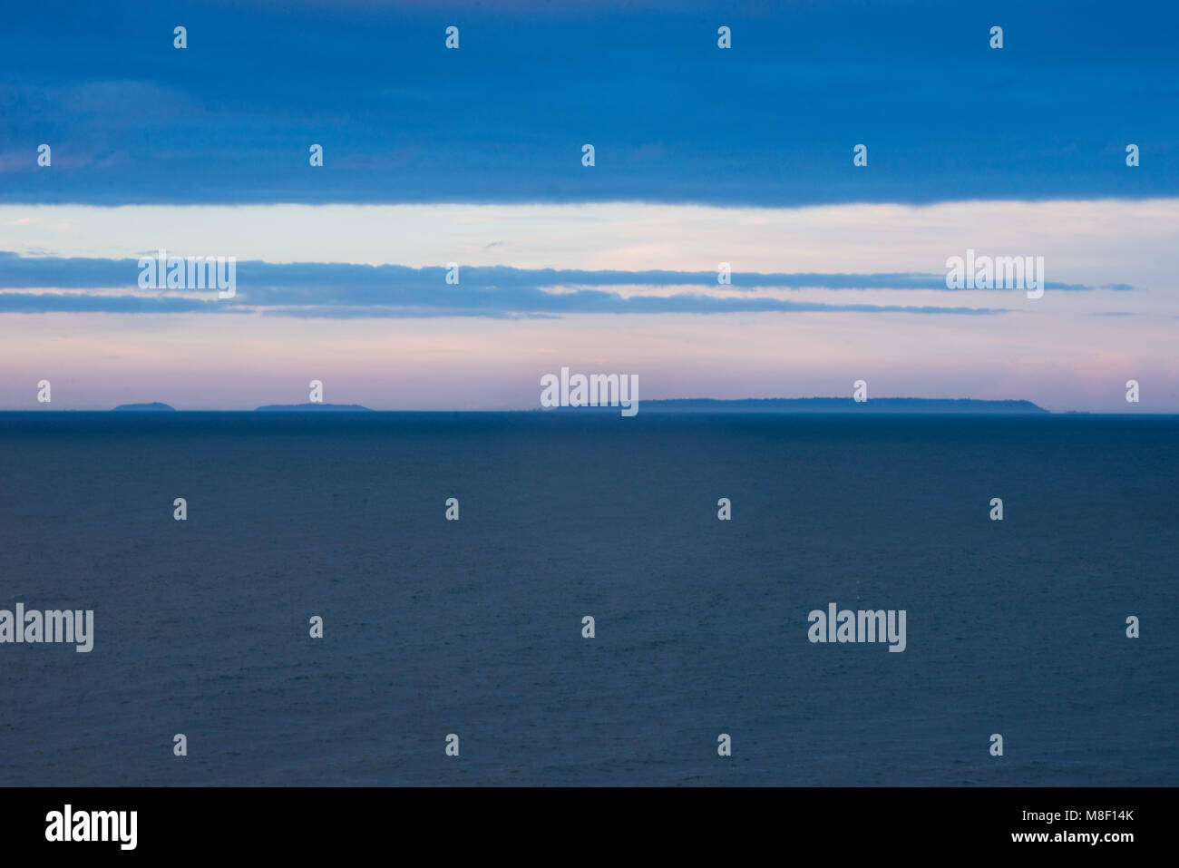 Dämmerung - Einfache Linien Stockfoto