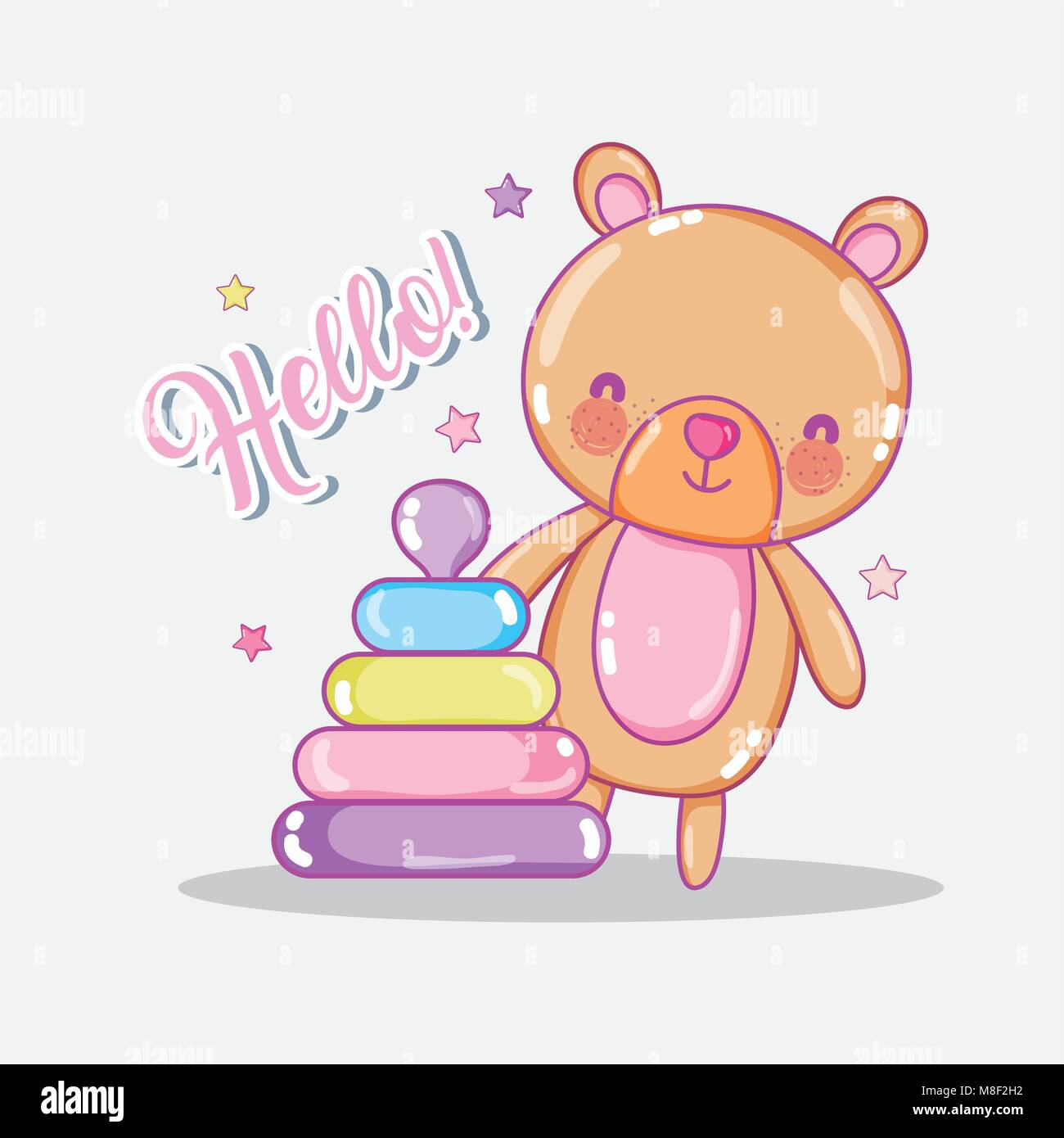 Baby Love card Stock Vektor