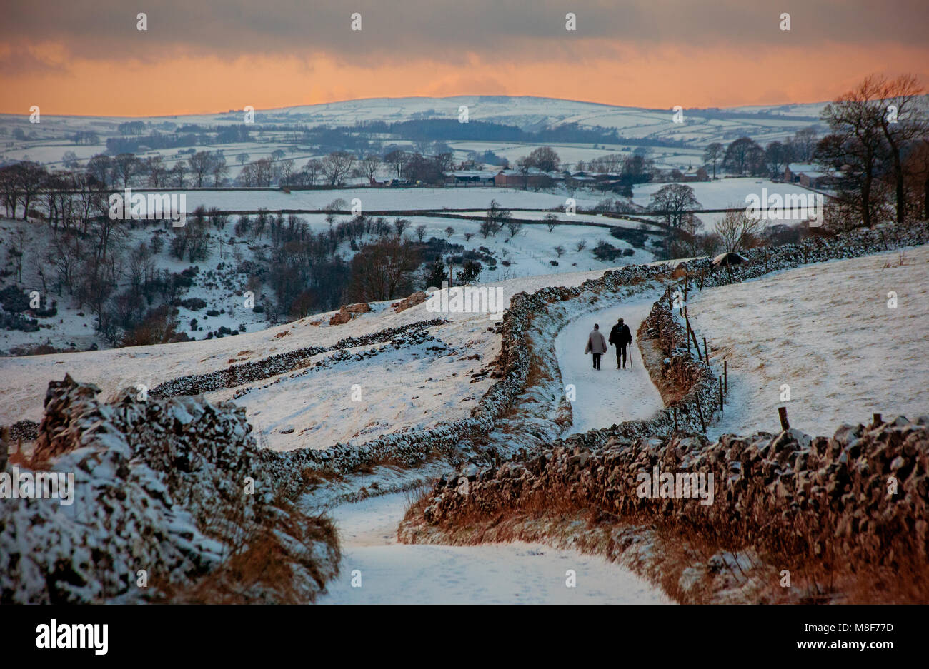In der nähe von Hartington, Peak District Stockfoto