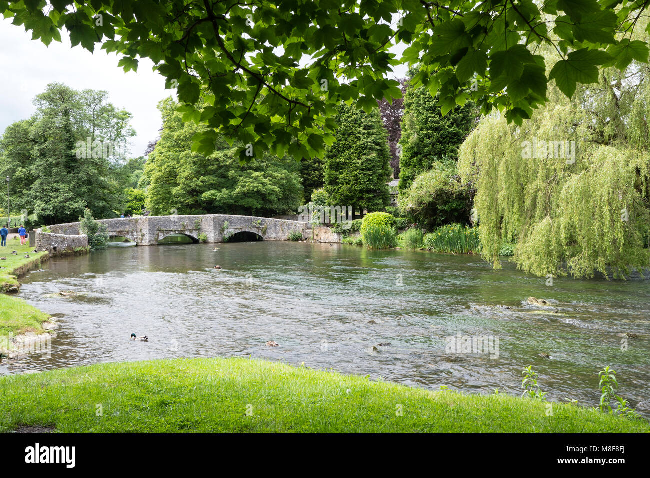 Sheepwash Brücke Ashford im Wasser Bakewell Derbyshire Peak District England Stockfoto