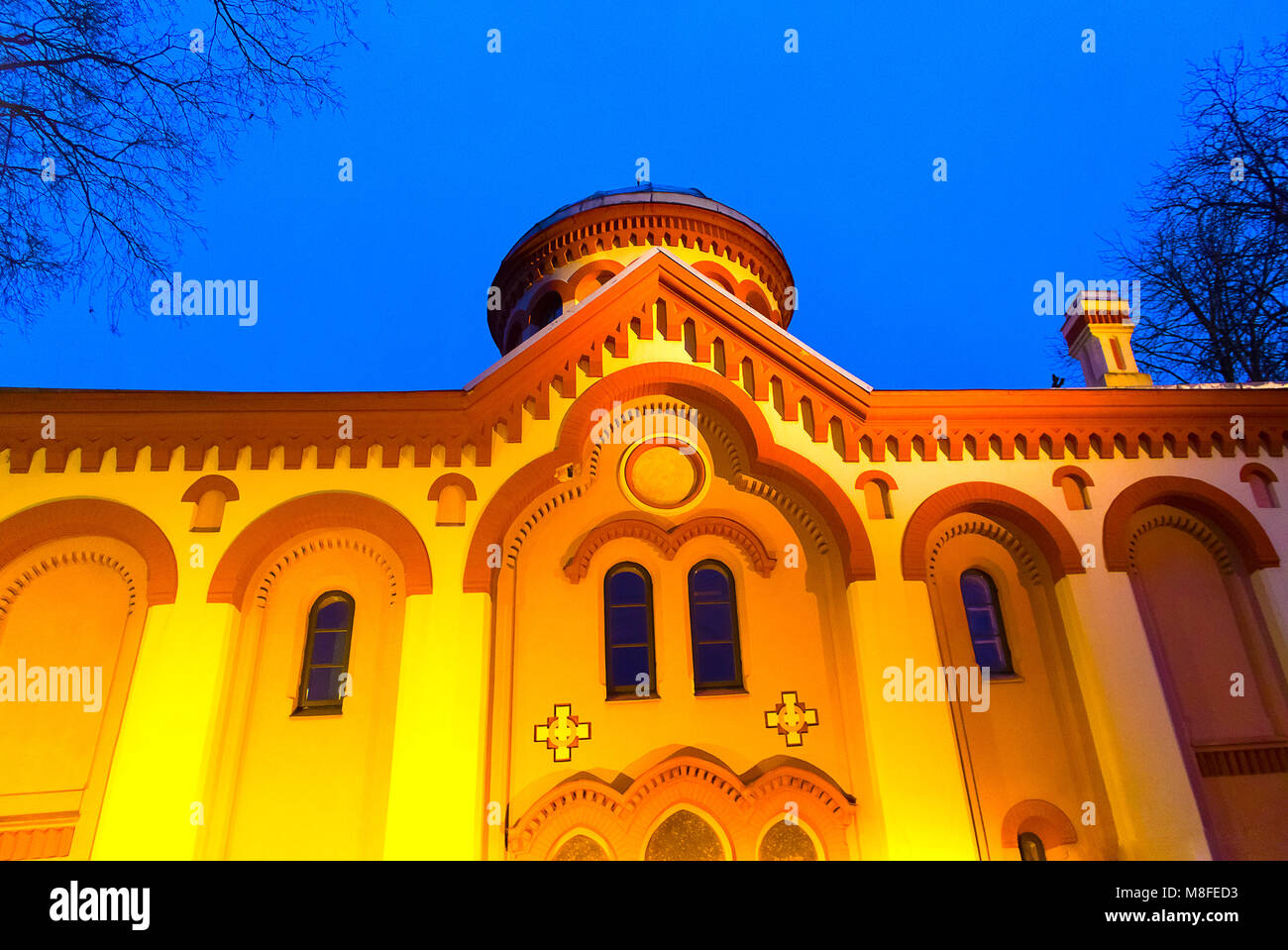 Russisch-orthodoxe Kirche des hl. Paraskewa in der Altstadt von Vilnius in Litauen Stockfoto