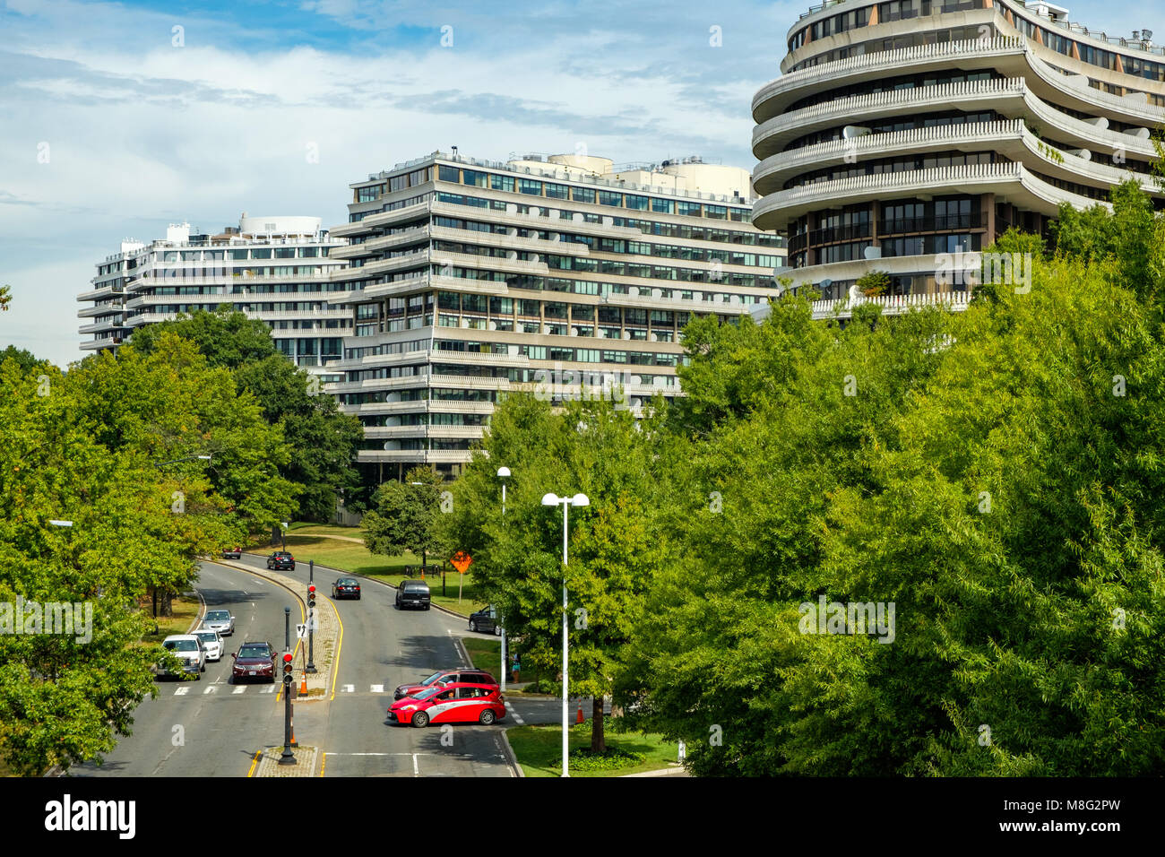 Watergate Komplex, New-Hampshire und Virginia Avenue NW, Washington DC Stockfoto