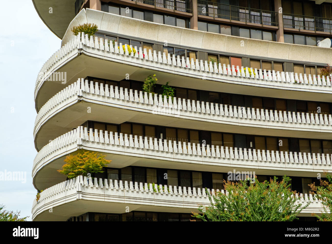 Watergate Komplex, New-Hampshire und Virginia Avenue NW, Washington DC Stockfoto