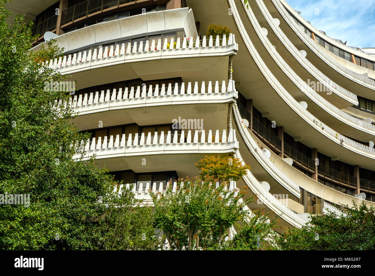 Watergate Komplex, New-Hampshire und Virginia Avenue NW, Washington DC Stockfoto