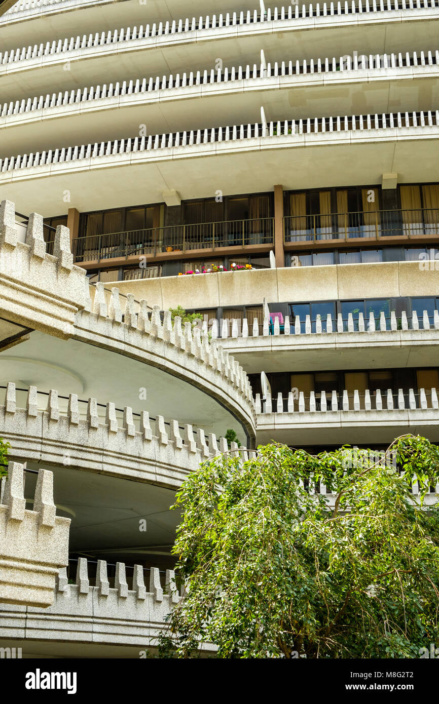 Watergate Komplex, New-Hampshire und Virginia Avenue NW, Washington DC Stockfoto