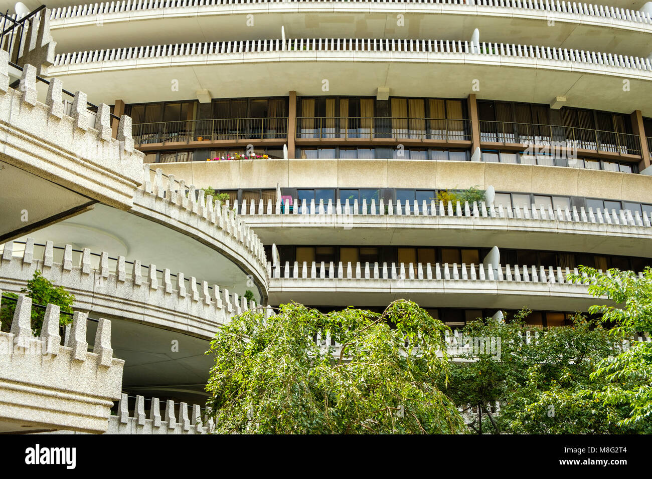 Watergate Komplex, New-Hampshire und Virginia Avenue NW, Washington DC Stockfoto