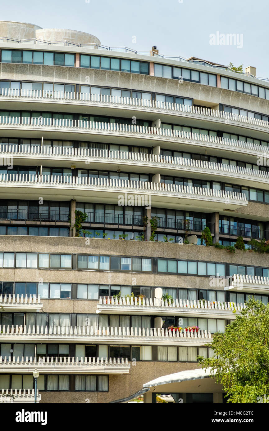 Watergate Komplex, New-Hampshire und Virginia Avenue NW, Washington DC Stockfoto