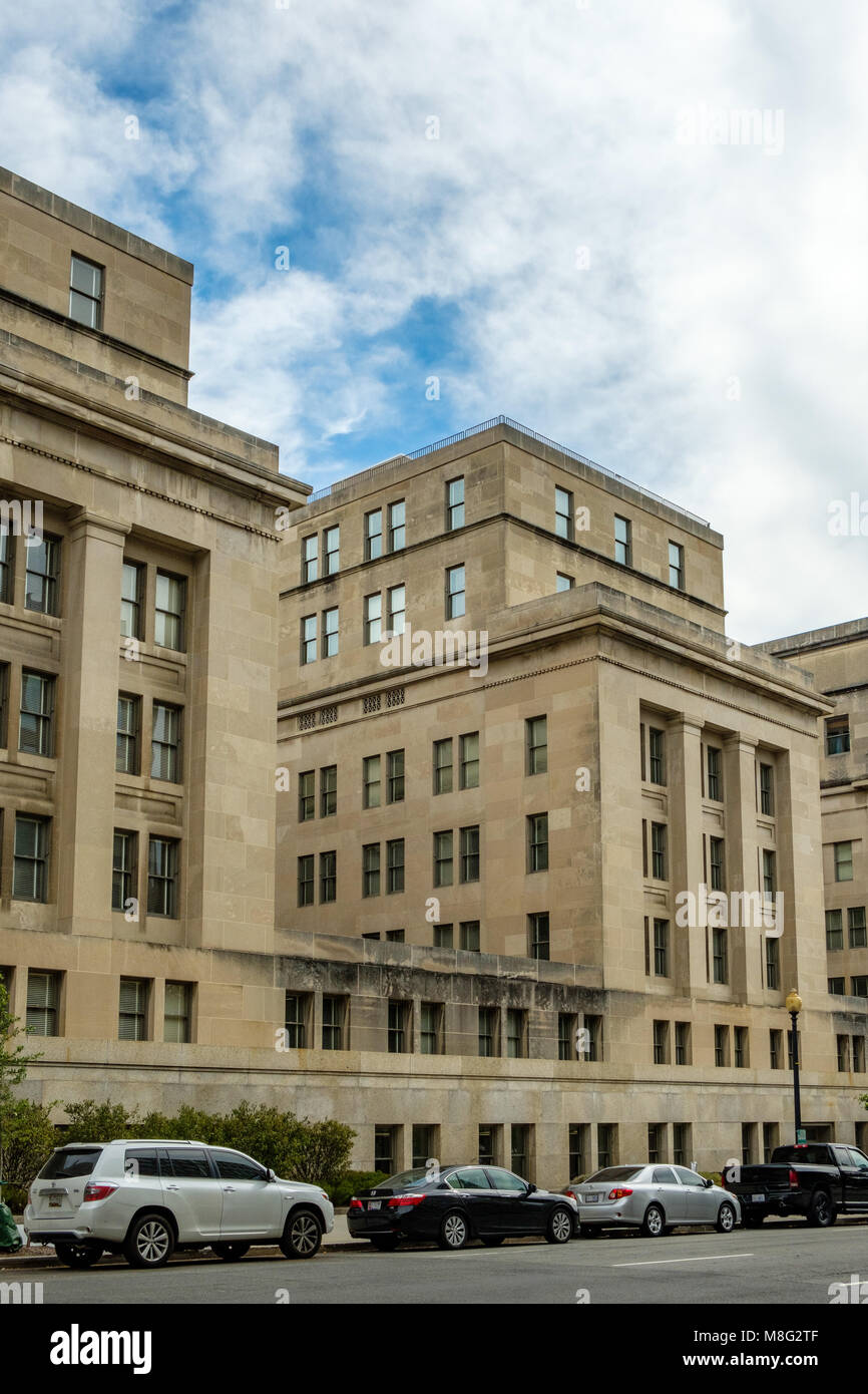 Stewart Lee Udall Departement des Innern, United States Departement des Innern 1849 C Street NW, Washington DC Stockfoto