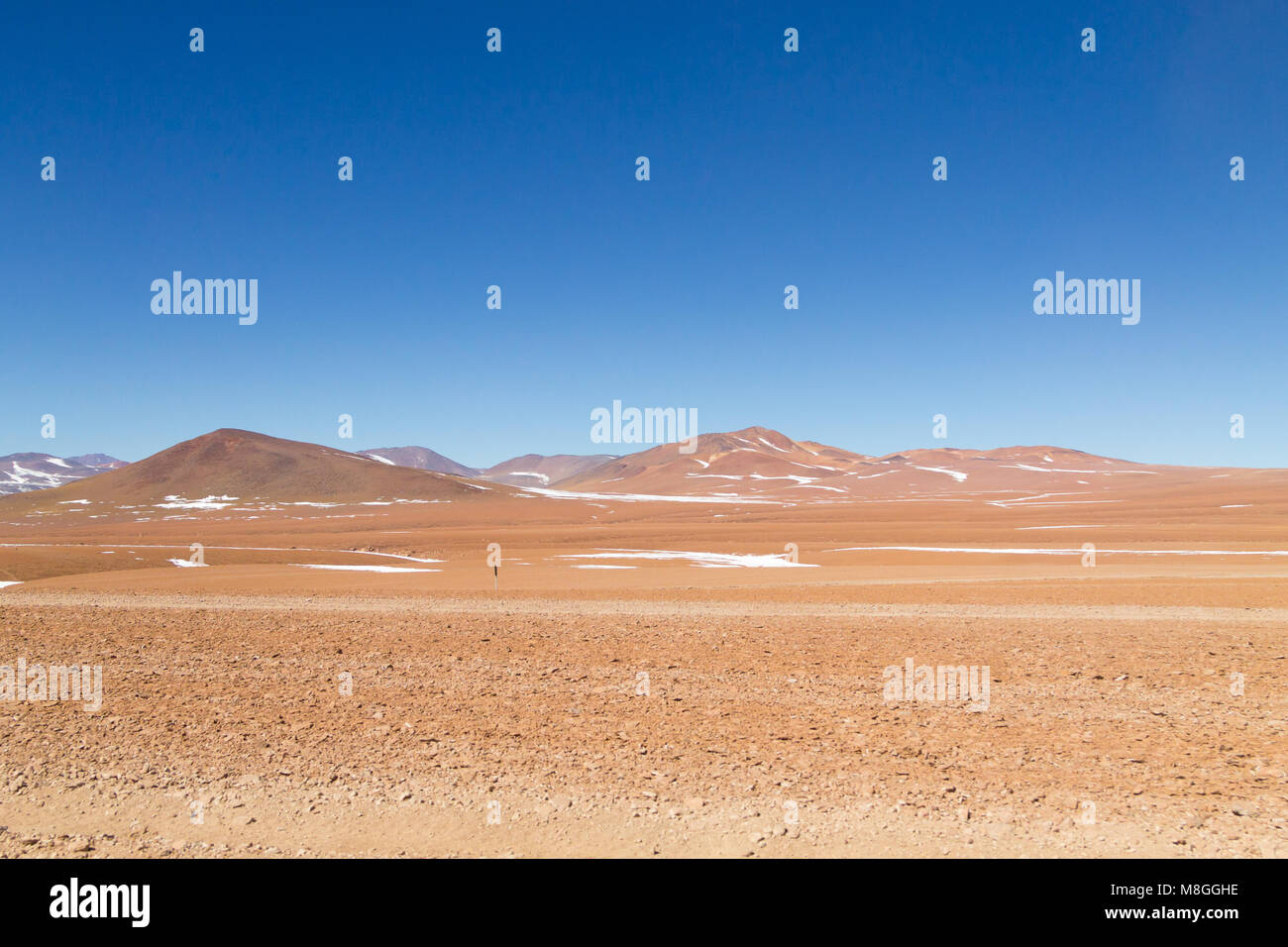 Bolivianischen Landschaft, Salvador Dali Desert View. Schöne Bolivien Stockfoto