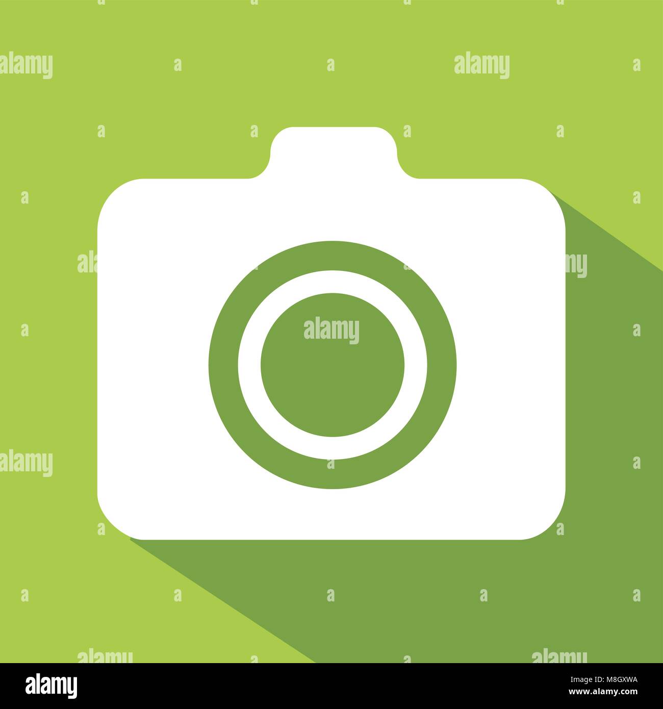 Design Vector von Symbol mit Konzept Kamera Stock Vektor