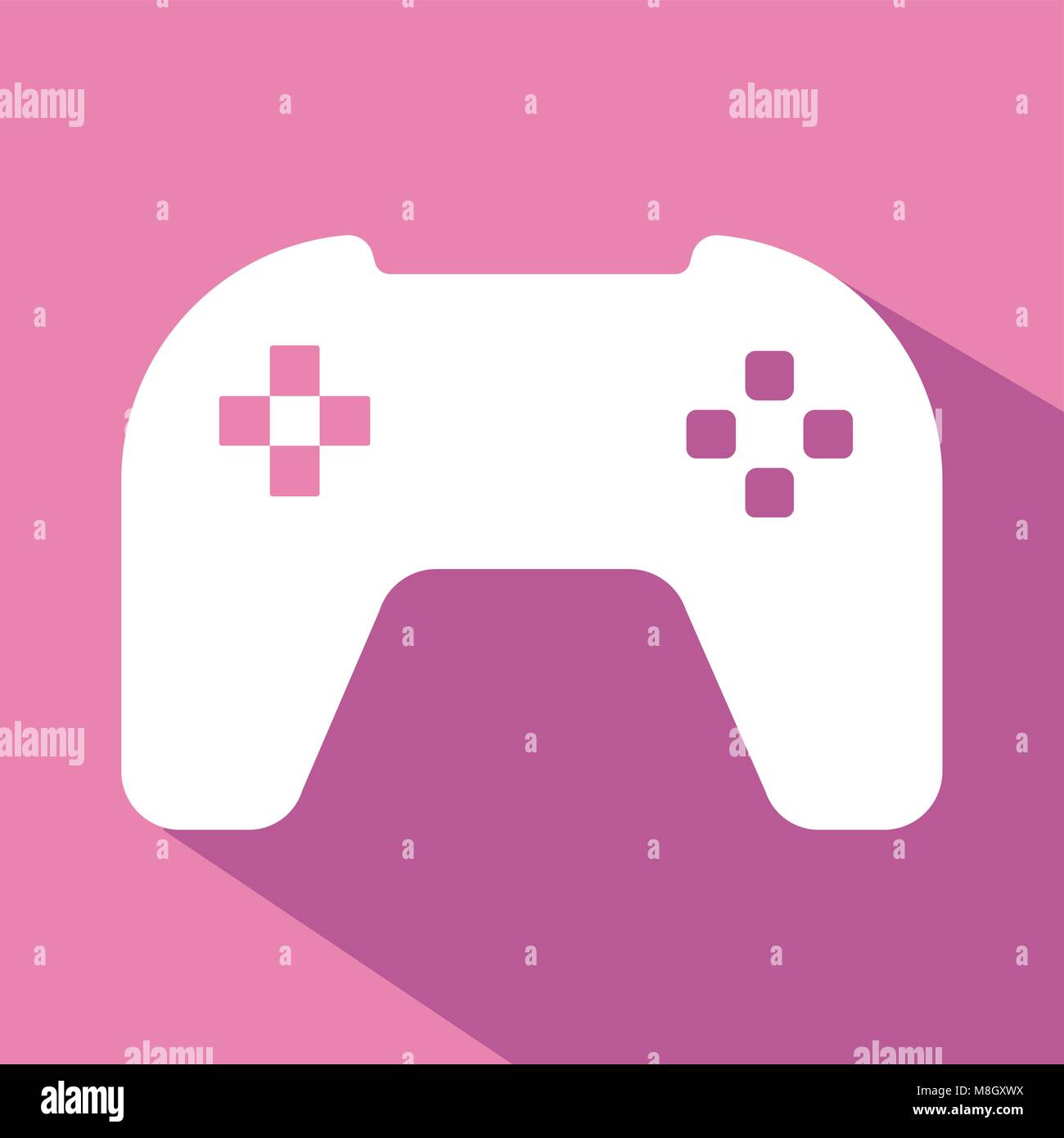 Design Vector von Symbol mit Konzept Spiel Stock Vektor