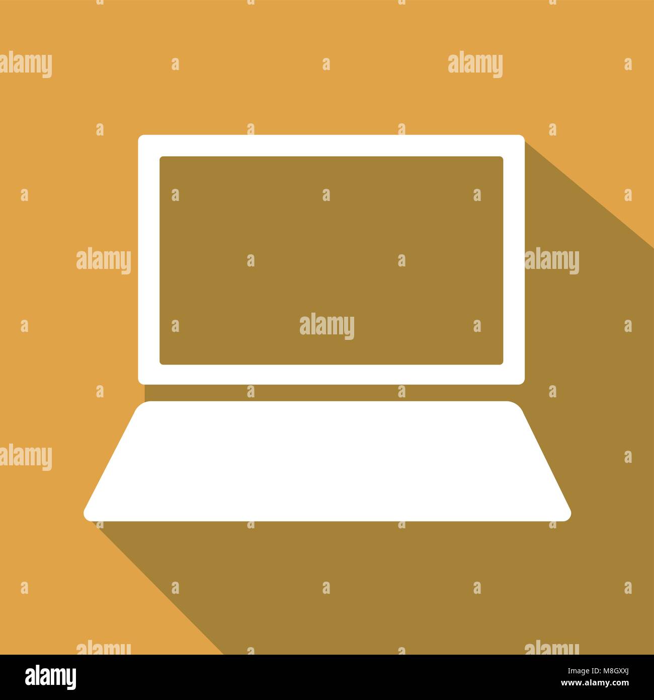 Design Vector von Symbol mit Konzept computer Stock Vektor