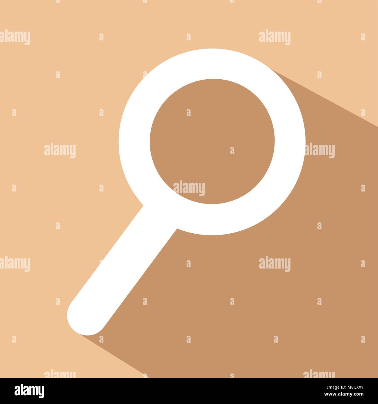 Design Vector von Symbol mit Konzept Suche Stock Vektor