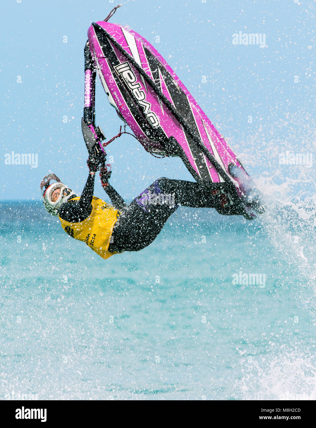 Jet-ski stunt Rider in Aktion Stockfoto