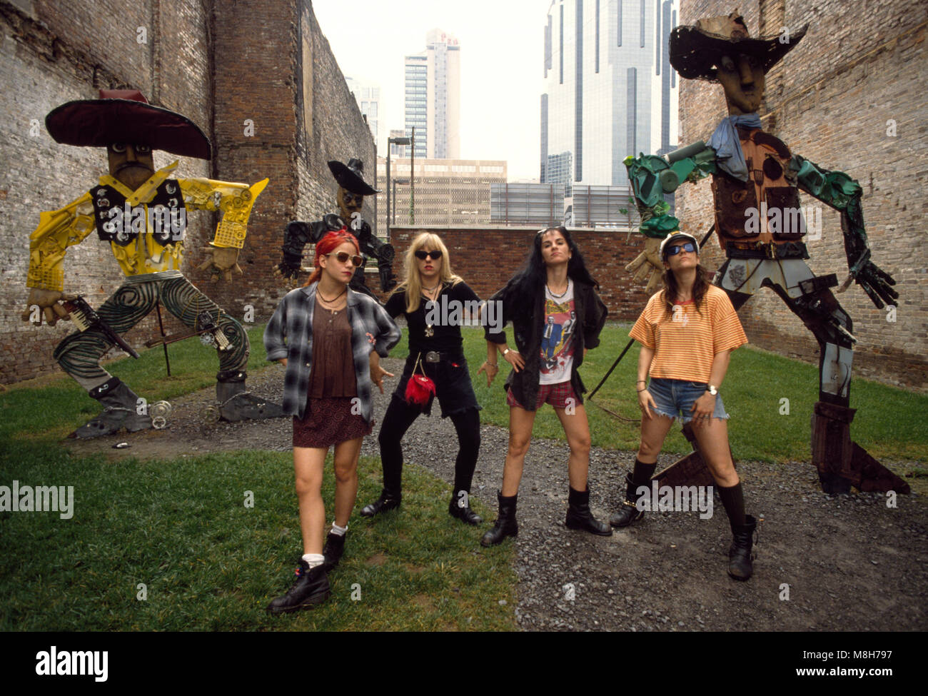 L7 Band auf Tour in Nashville Stockfoto L7 Band auf Tour in Nashville Stockfoto