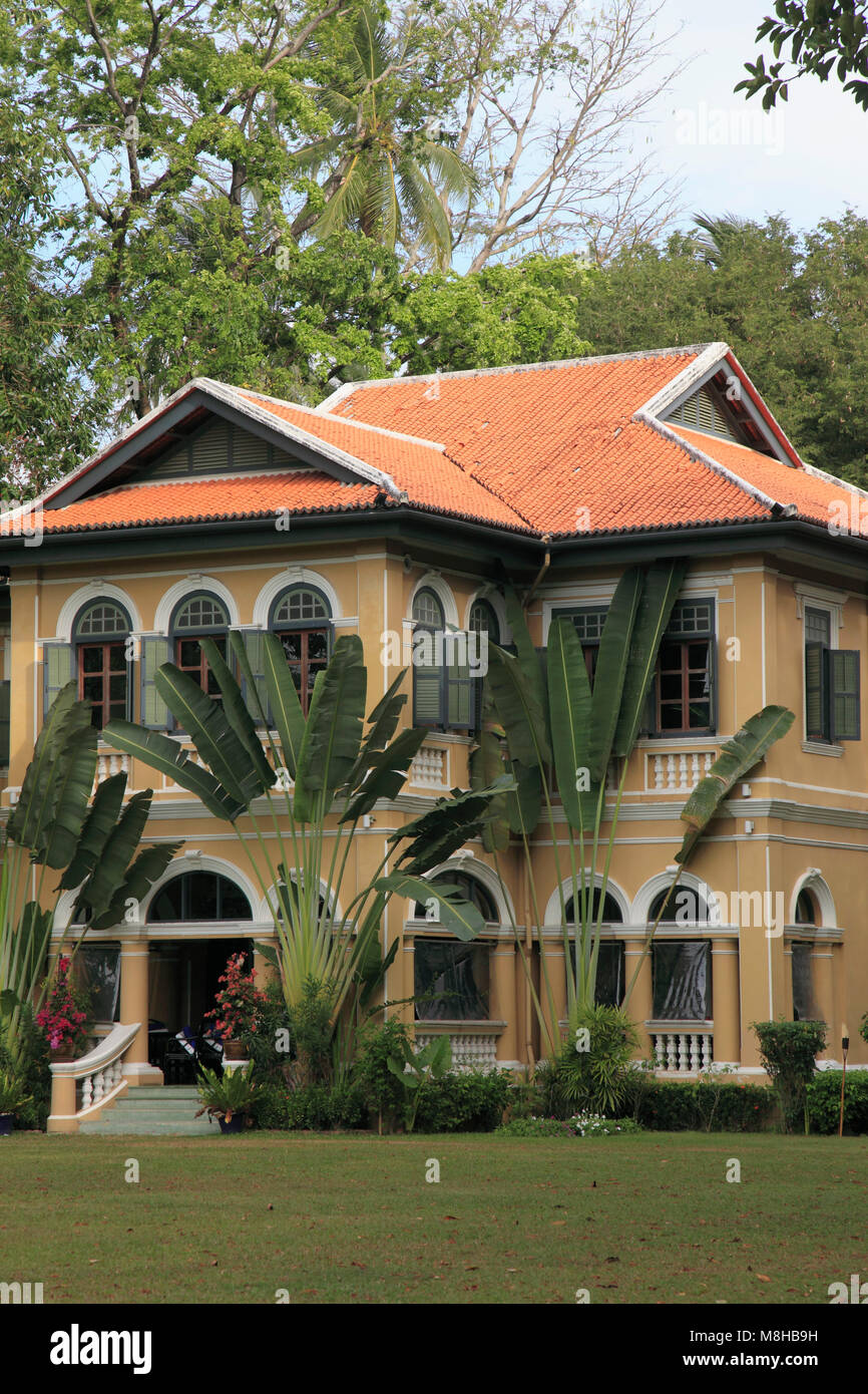 Thailand, Phuket, Phuket Town, Regler-villa, Erbe Architektur, Stockfoto