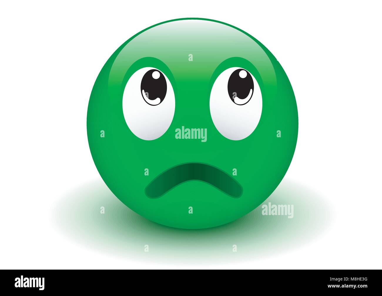 Design Vector zum Suchen von emoticon Stock Vektor