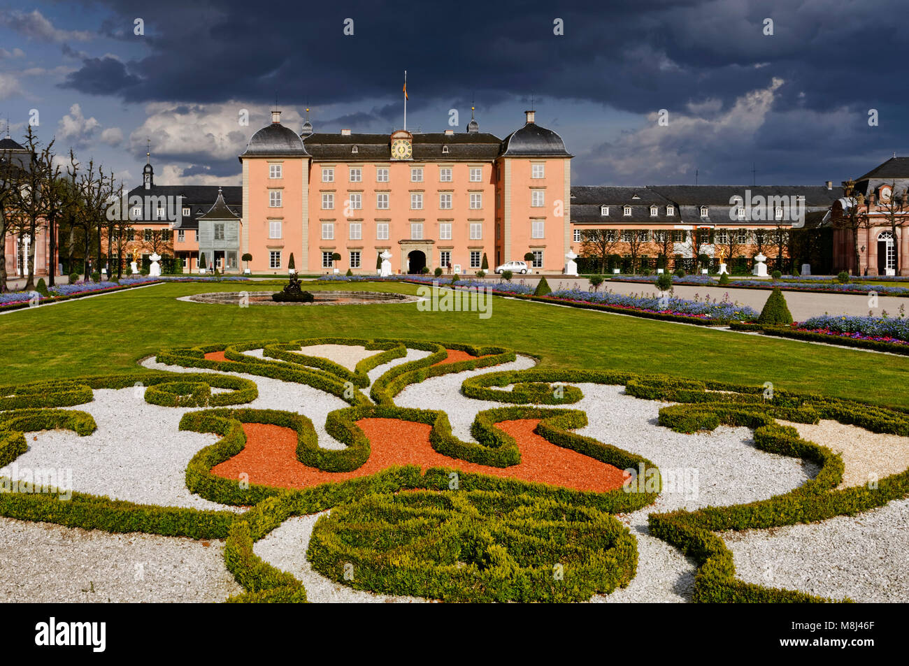 Schwetzingen: Schloss und Schlosspark, Baden-Württemberg, Deutschland Stockfoto