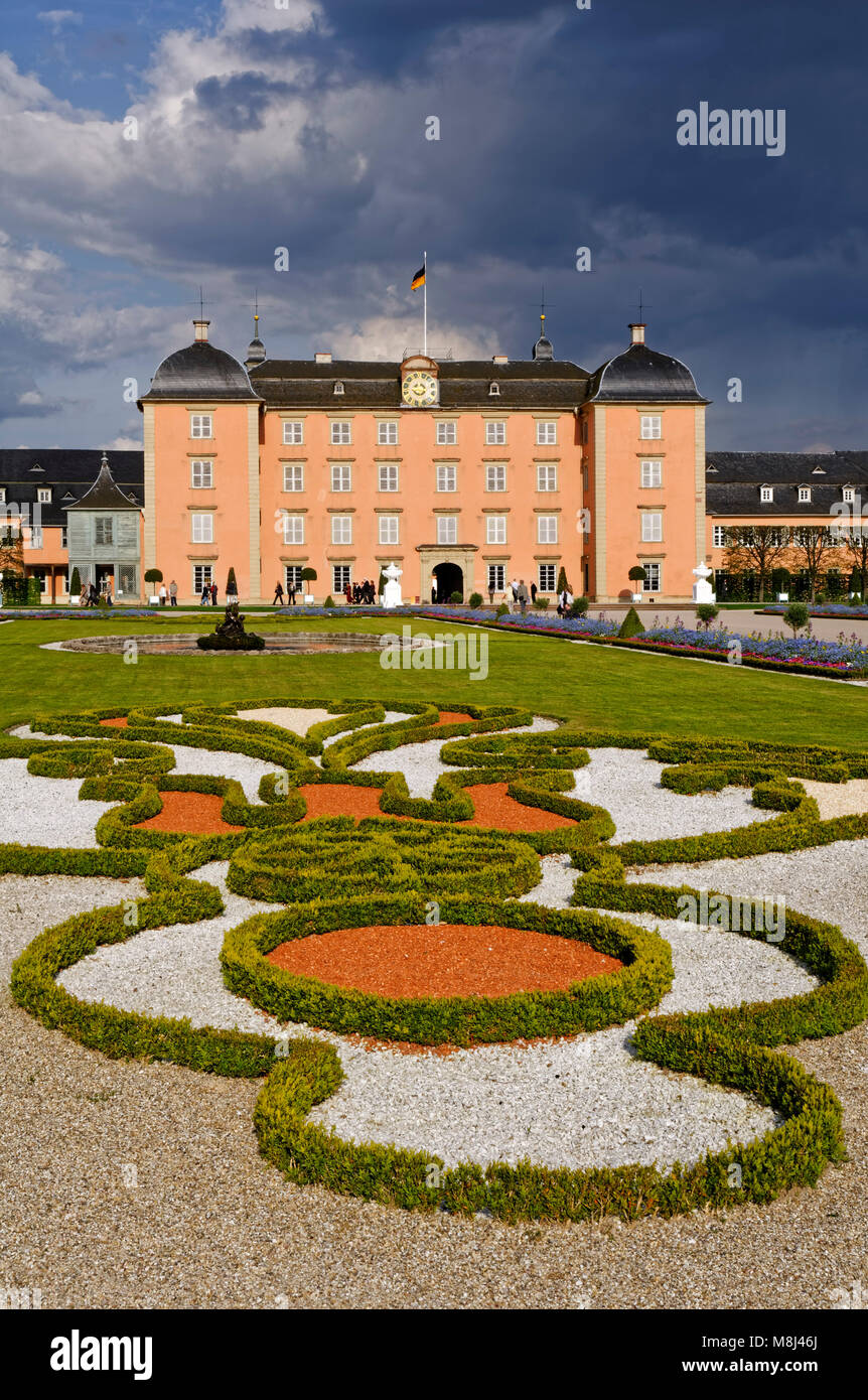 Schwetzingen: Schloss und Schlosspark, Baden-Württemberg, Deutschland Stockfoto