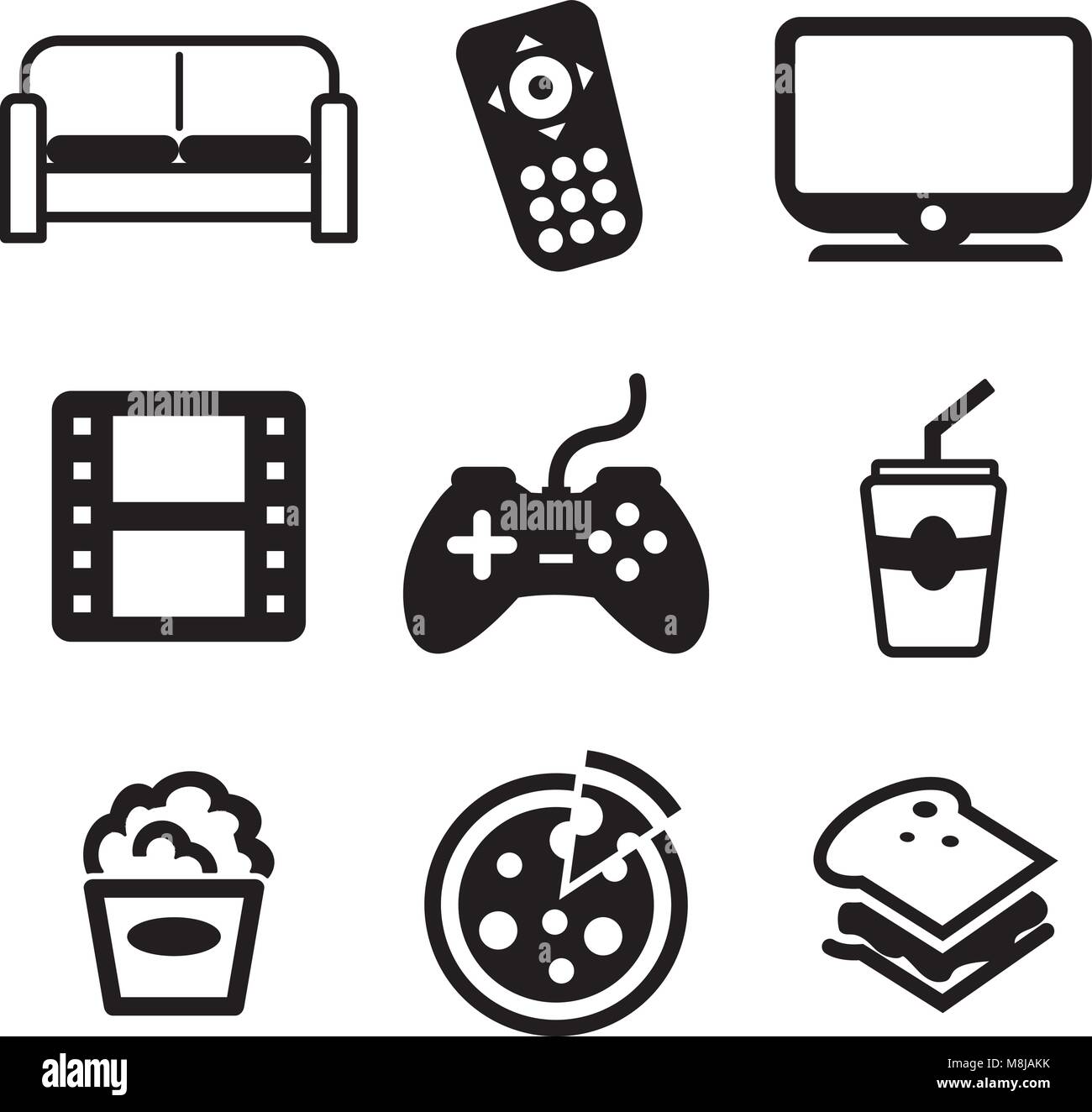 Couch Potato Symbole Alamy