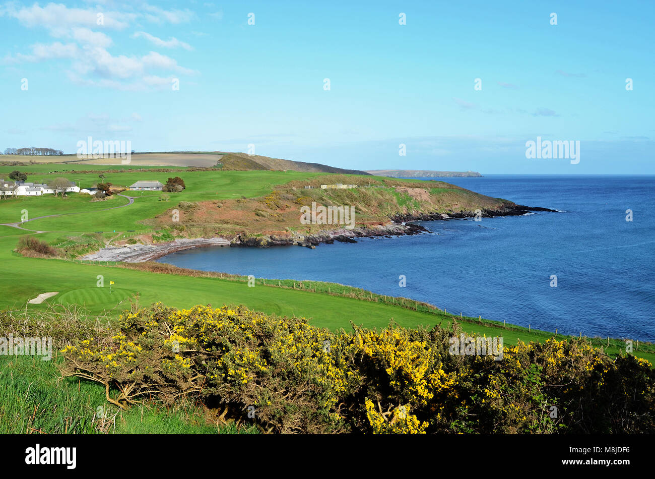Die Küste von Südwesten Irland in der Nähe von trabolgan, Kork, Munster, Irland, Stockfoto